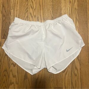 Nike Women's White Athletic Shorts